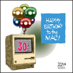 HAPPY 30TH BIRTHDAY TO THE MAC by Aislin