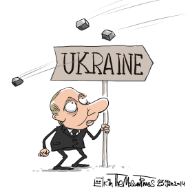 UKRAINE PROTESTS by Sergei Elkin