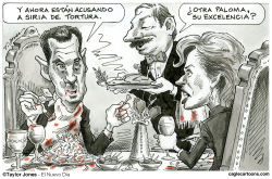 CENA CON LOS ASSAD by Taylor Jones