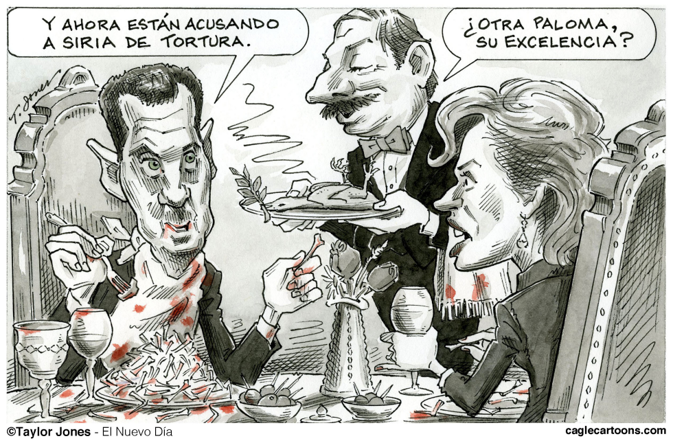  CENA CON LOS ASSAD by Taylor Jones