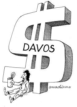 DAVOS Y LA POBREZA MUNDIAL  by Arcadio Esquivel