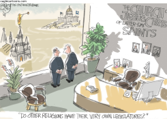 UTAH CHURCH AND STATE by Pat Bagley