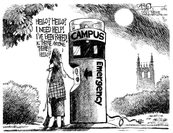 RAPE ON CAMPUS by John Darkow