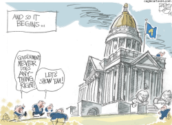 LOCAL UTAH LEGISLATURE 2014 by Pat Bagley