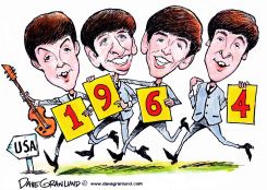 BEATLES 1964 USA by Dave Granlund