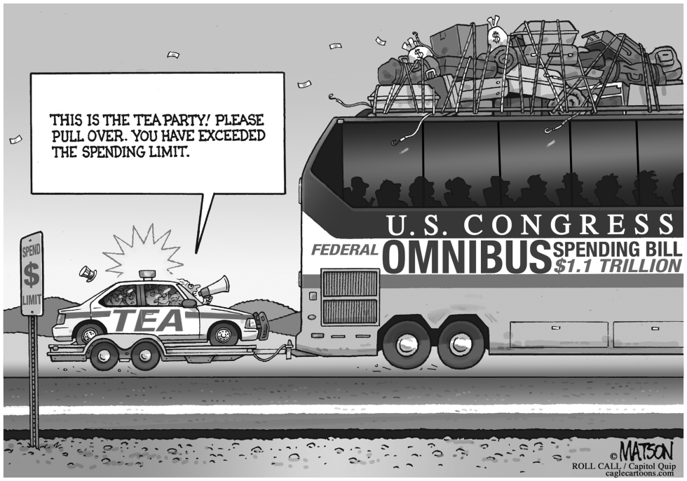  TEA PARTY CAN'T STOP FEDERAL OMNIBUS BUDGET DEAL by RJ Matson