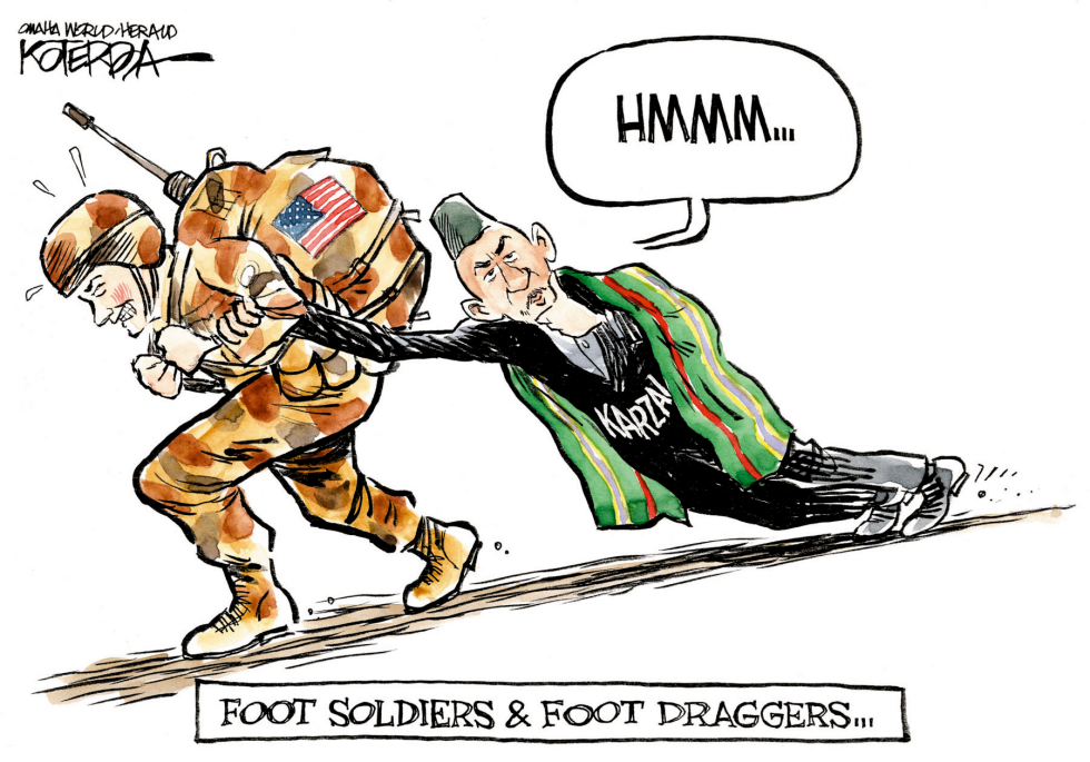  FOOT SOLDIERS AND FOOT DRAGGERS by Jeff Koterba