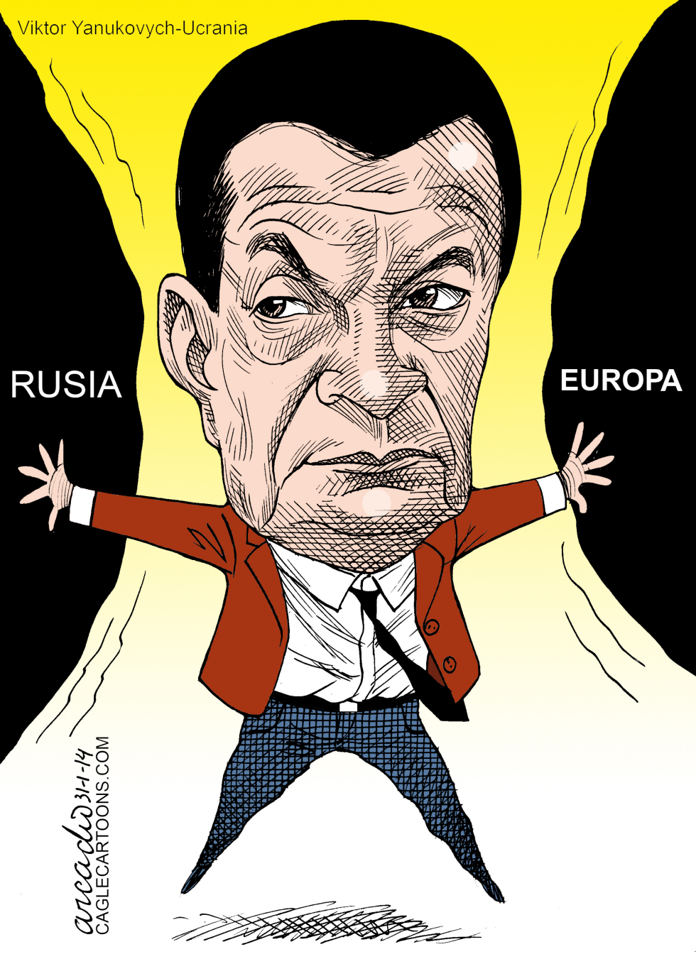  VIKTOR YANUKOVYCH UCRANIA COL by Arcadio Esquivel