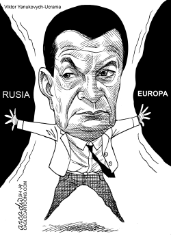 VIKTOR YANUKOVYCH UCRANIA  by Arcadio Esquivel