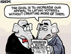 LATINO VOTE by Steve Sack