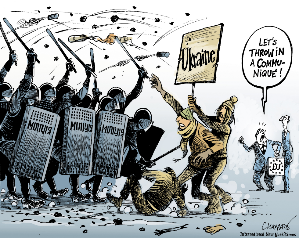  THE EUROPEANS AND UKRAINE by Patrick Chappatte