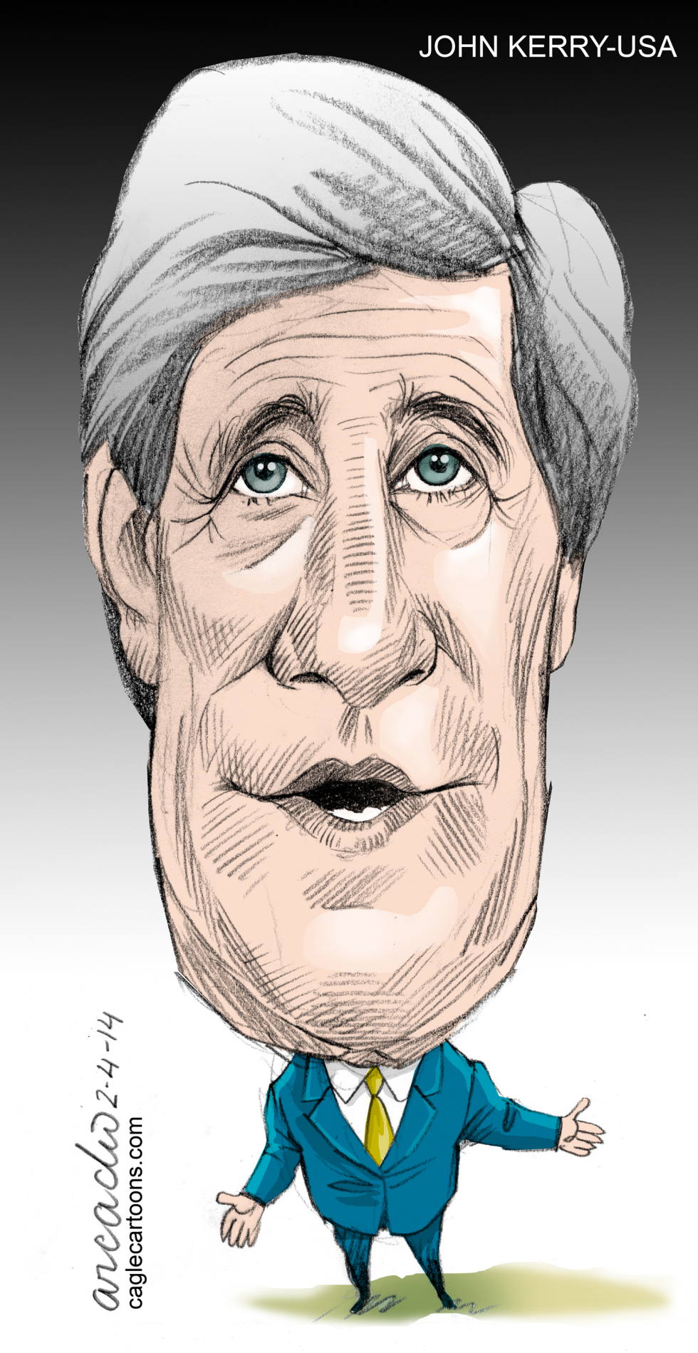  JOHN KERRY USA by Arcadio Esquivel