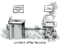 CALIFORNIA WATER PREJUDICE by Daryl Cagle