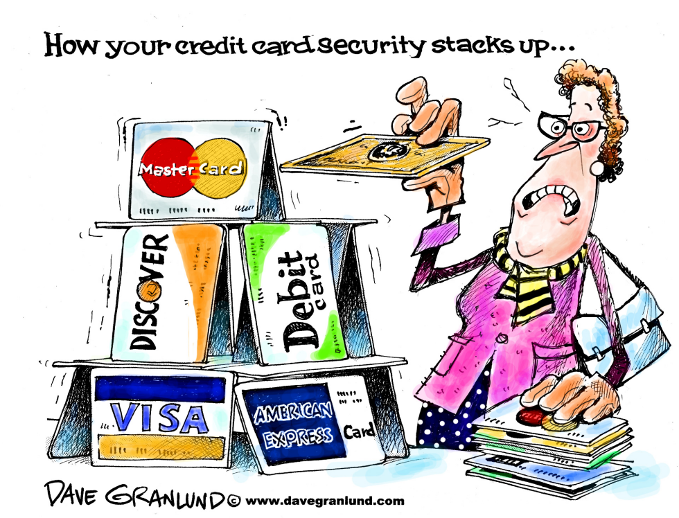  CREDIT CARD SECURITY by Dave Granlund