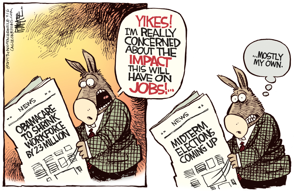  OBAMACARE JOBS by Rick McKee