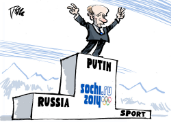 PUTIN AND SOCHI by Tom Janssen