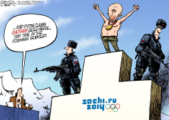 PUTIN OLYMPICS by Nate Beeler