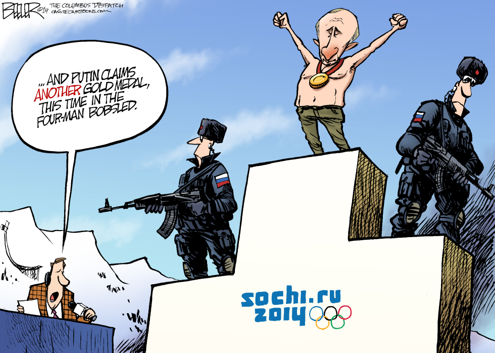  PUTIN OLYMPICS by Nate Beeler