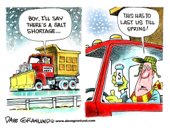 ROAD SALT SHORTAGE by Dave Granlund