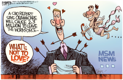 OBAMACARE VALENTINE by Rick McKee