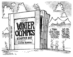 SOCHI OPENING CEREMONY by John Darkow