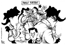 THE GOP FAMILY PORTRAIT by Mike Lane