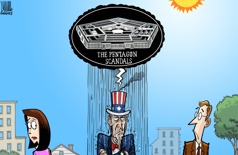  THE PENTAGON SCANDALS by Luojie