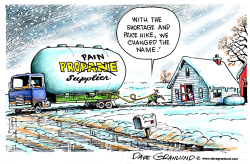 PROPANE SHORTAGE by Dave Granlund