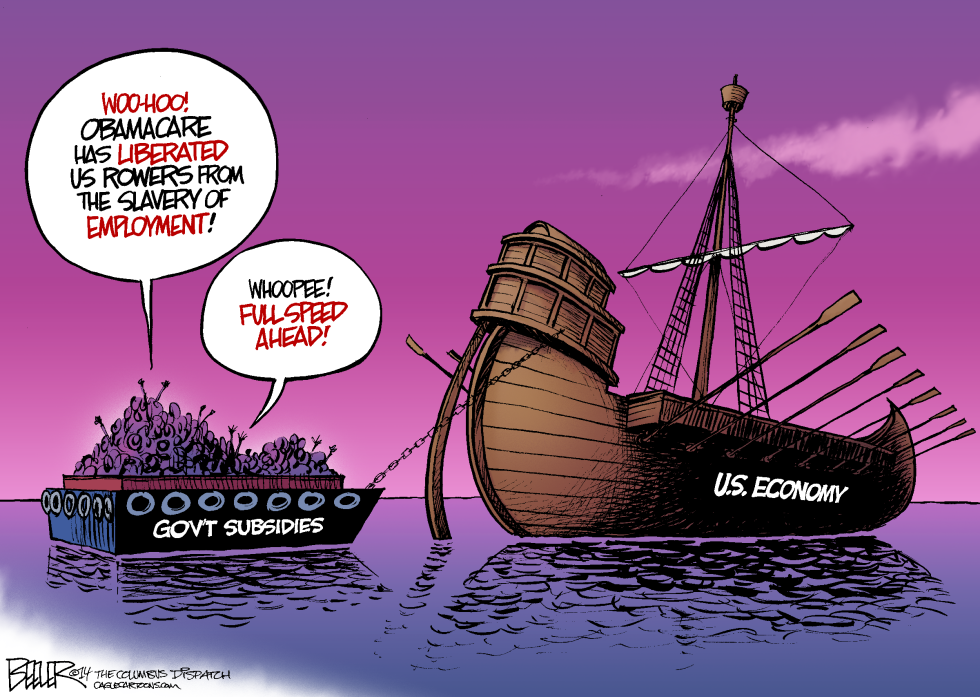  LIBERATED FROM WORK by Nate Beeler