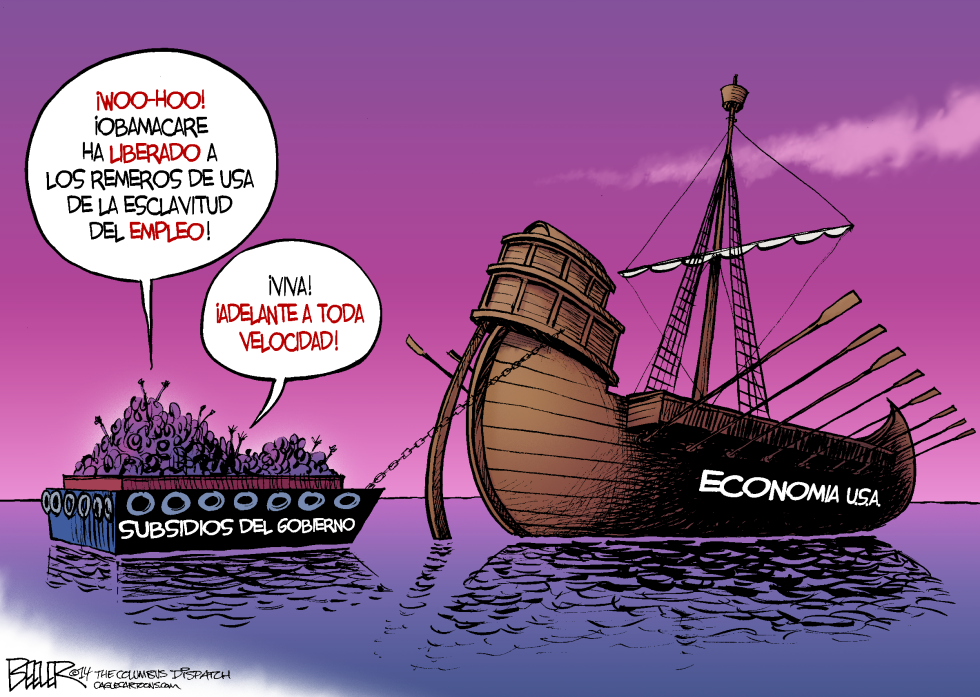  LIBERADOS DEL TRABAJO  by Nate Beeler