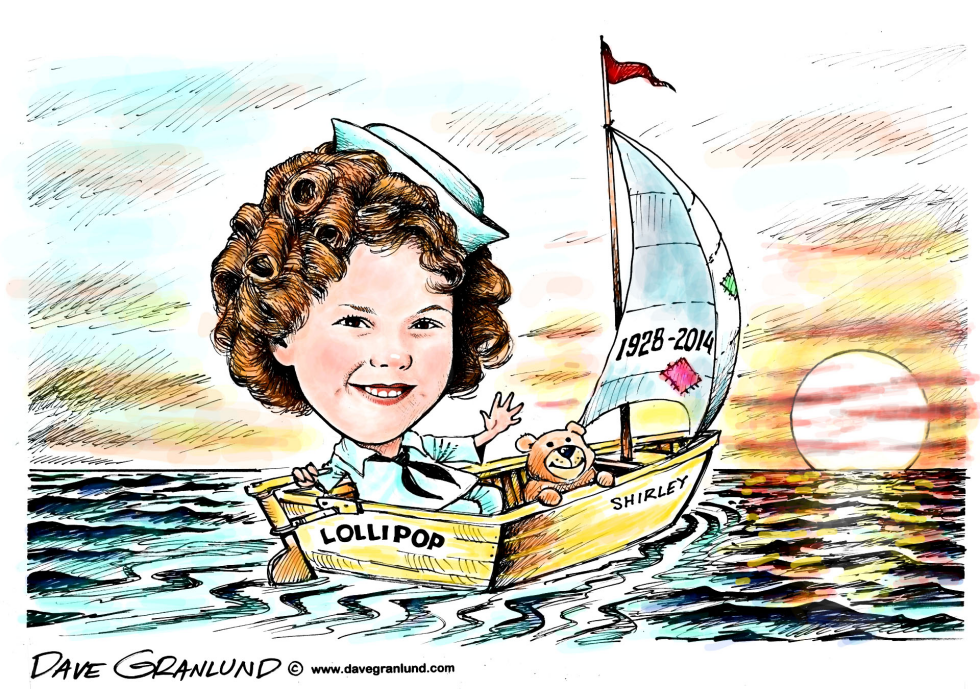  SHIRLEY TEMPLE TRIBUTE by Dave Granlund