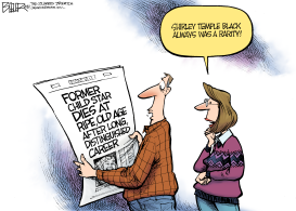 SHIRLEY TEMPLE BLACK by Nate Beeler