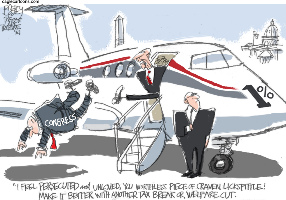  THE PERSECUTED RICH by Pat Bagley