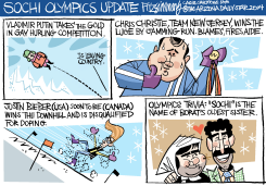 OLYMPICS UPDATE  by David Fitzsimmons