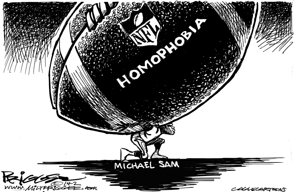  GAY FOOTBALL by Milt Priggee