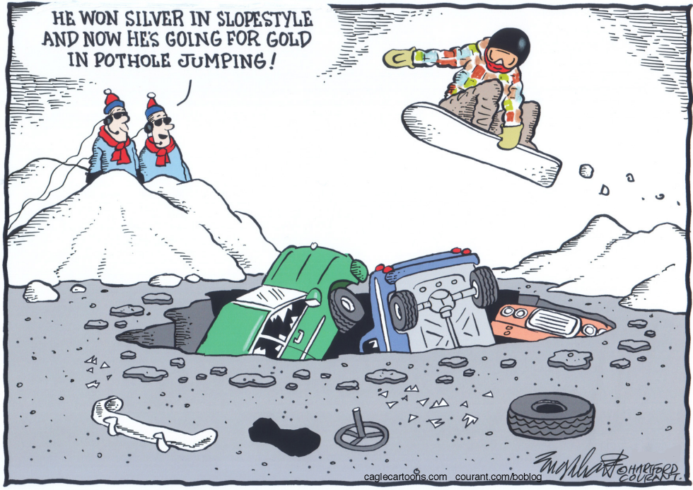  POTHOLES by Bob Englehart