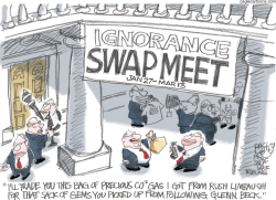 SWAPPING IGNORANCE by Pat Bagley