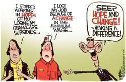 HOPE AND CHANGE by Rick McKee