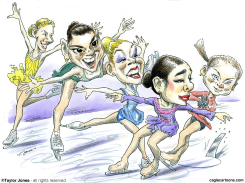 OLYMPIC SKATERS  by Taylor Jones