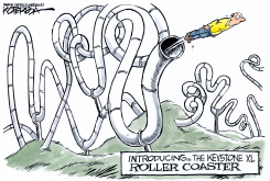 KEYSTONE XL ROLLER COASTER by Jeff Koterba