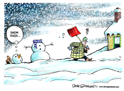 SNOW RAGE by Dave Granlund