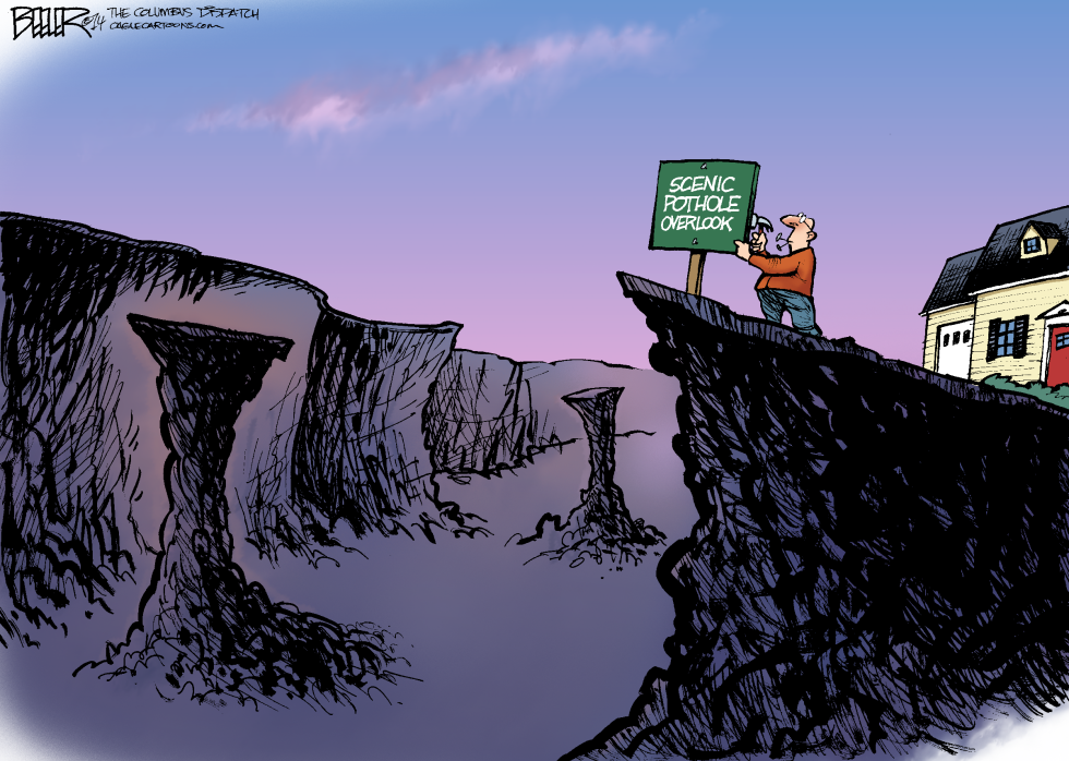  POTHOLES by Nate Beeler