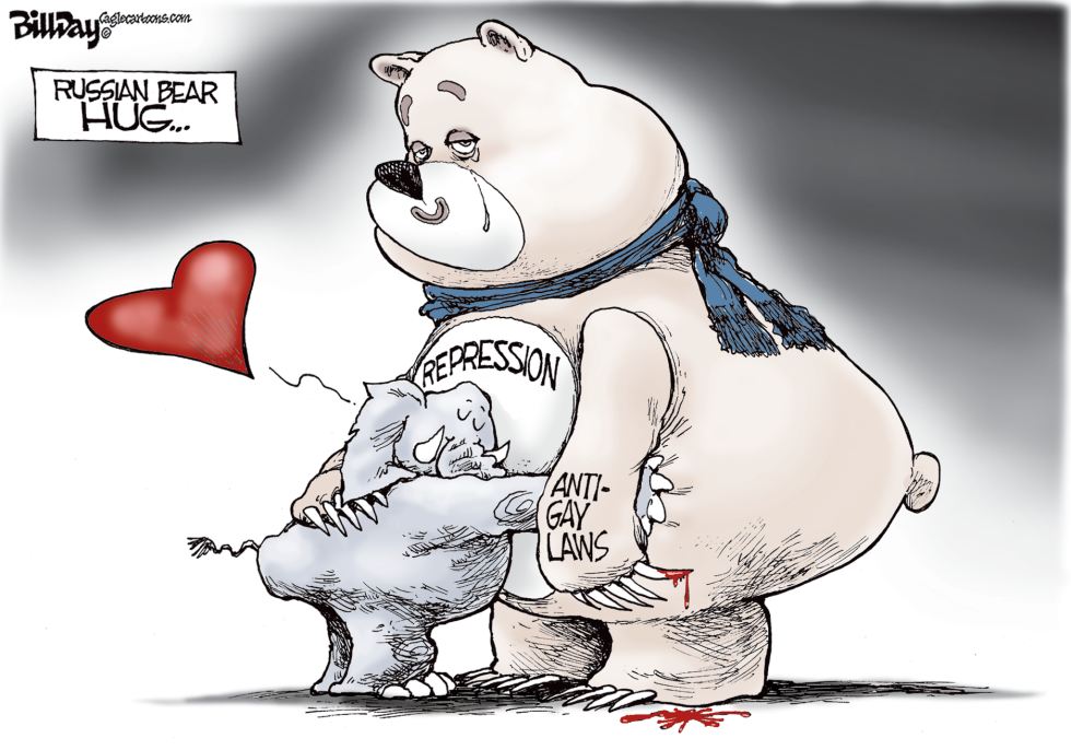  RUSSIAN BEAR HUG   by Bill Day