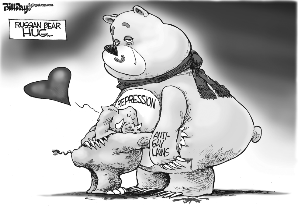  RUSSIAN BEAR HUG   by Bill Day