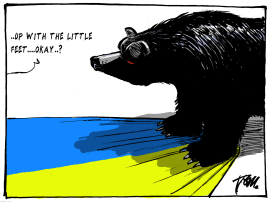 UKRAINE AND THE BEAR by Tom Janssen