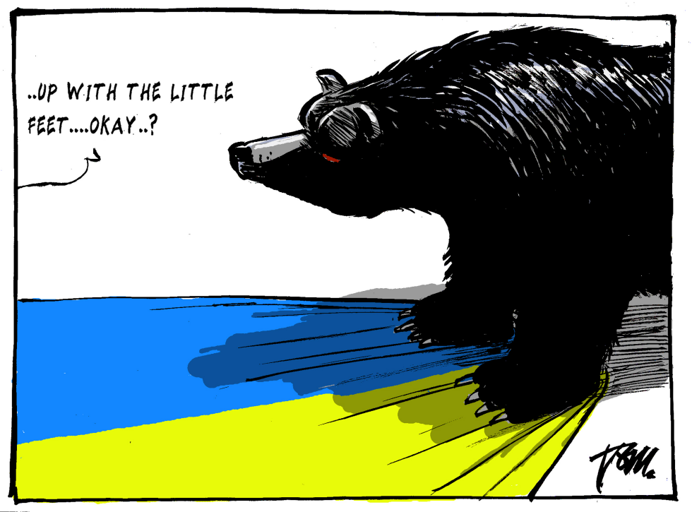  UKRAINE AND THE BEAR by Tom Janssen