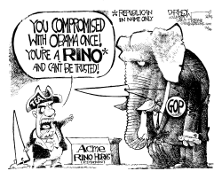 TEA VS RINO by John Darkow