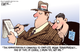 MEDIA TRANSPARENCY by Rick McKee