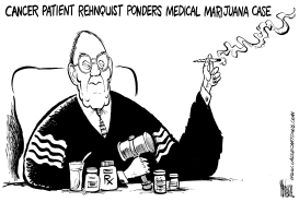 REHNQUIST  AND MEDICAL MARIJUANA by Mike Lane