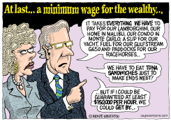 MINIMUM WAGE FOR THE WEALTHY by Wolverton